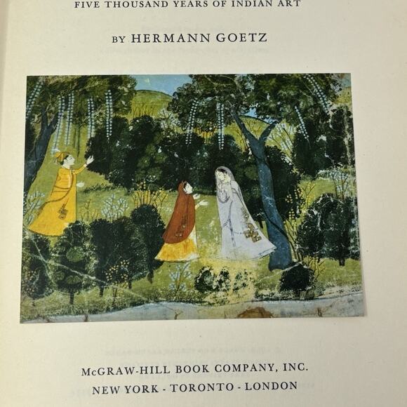 Art of the World India by Hermann Goetz Slip Cover Miniature Print Artcore RARE - Picture 12 of 16